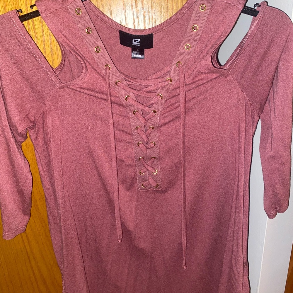 Off the shoulder long sleeve